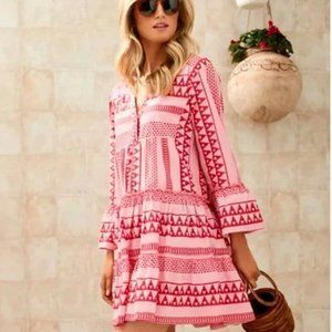 Tuckernuck Pink Salma Dress